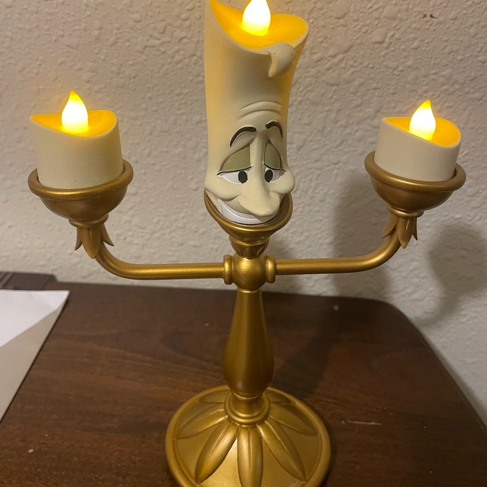 Beauty and the beast lumiere figure